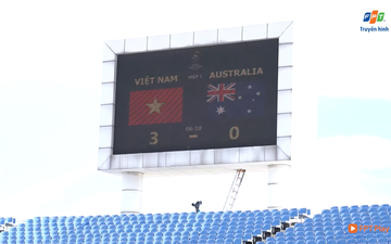 BQL sân Mỹ Đình test màn hình điện tử trước trận Việt Nam vs Australia: Tỷ số không ai dám ngờ tới