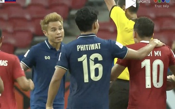 "Thánh cùi chỏ" Theerathon chơi xấu đến giây phút cuối cùng trước khi ĐT Thái Lan vô địch AFF Cup 2020