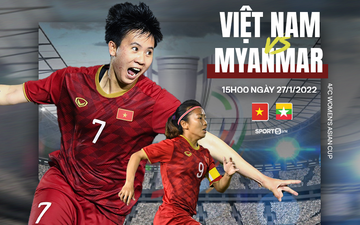 15h ngày 27/1, nhận định ĐT nữ Việt Nam vs ĐT nữ Myanmar: 90 phút quyết định 