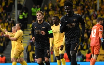 Arsenal đánh bại Bodo Glimt nhờ bàn thắng may mắn