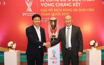 Giải vô địch bóng đá sinh viên toàn quốc SV Champions League 2022 tiến hành bốc thăm vòng chung kết