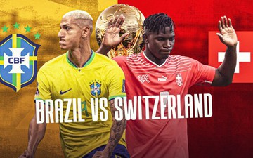 Brazil - Thụy Sĩ: Thử thách sức mạnh ứng viên vô địch số 1