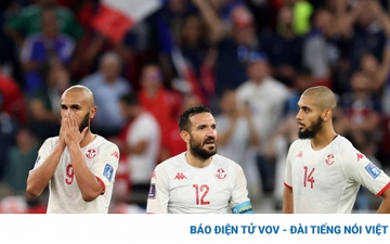 Đánh bại ĐKVĐ Pháp, Tunisia vẫn dừng bước ở vòng bảng World Cup 2022