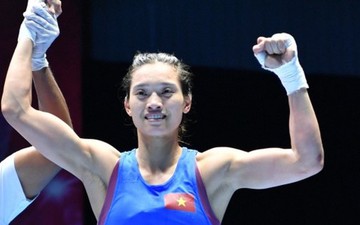 Nguyễn Thị Tâm vượt qua đối thủ Philippines, lọt vào tứ kết giải vô địch boxing châu Á