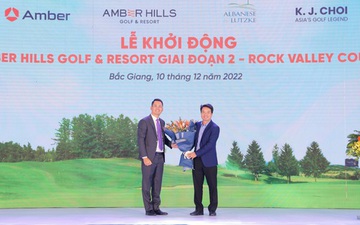 Amber Hills Golf & Resort tổ chức lễ khởi động dự án giai đoạn 2 (Rock Valley) với sự góp mặt của huyền thoại golf châu Á K.J.Choi