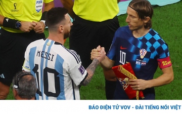 Modric chúc Messi cùng Argentina vô địch World Cup 2022