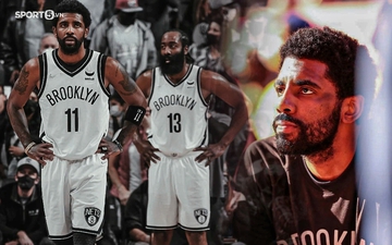 Kyrie Irving "ngồi không dính đạn": Bị đồn hào hứng khi thấy James Harden rời đi