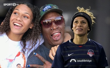 "Con gái rượu" của Dennis Rodman ký hợp đồng đắt giá nhất lịch sử giải vô địch bóng đá nữ Mỹ