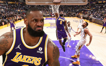 Los Angeles Lakers lật kèo Utah Jazz ngoạn mục chỉ trong 6 phút cuối cùng hiệp 4