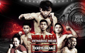 Lần đầu tiên trận tranh đai WBA châu Á hạng cân minimum tổ chức tại Việt Nam