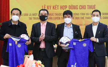 Hà Nội FC thuê sân Bắc Giang 20 năm, thành lập Trung tâm đào tạo bóng đá trẻ
