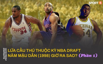 Lứa cầu thủ thuộc kỳ NBA Draft năm Mậu Dần (1998) giờ ra sao? (Phần 1)