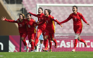 Khoảnh khắc cảm xúc vỡ oà của đội tuyển nữ Việt Nam khi giành vé tham dự World Cup