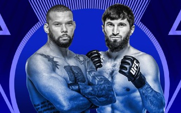 Trực tiếp UFC: Magomed Ankalaev đánh bại Thiago Santos