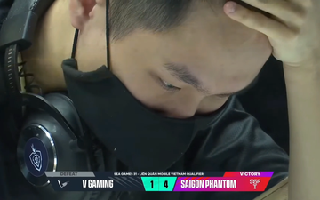 Tuyển thủ Saigon Phantom rơi nước mắt vì hạnh phúc sau trận thắng VGM