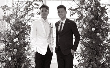 Thành Chung và Tấn Tài rủ nhau đi chụp ảnh cưới cùng ngày cùng nơi