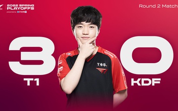 Kết quả bán kết playoffs LCK mùa Xuân 2022: T1 3-0 KDF