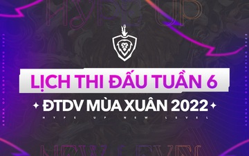 Lịch thi đấu tuần 6 ĐTDV mùa Xuân 2022: Siêu kinh điển mới Saigon Phantom đụng độ V Gaming