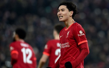Sao Nhật Bản lập cú đúp, Liverpool giành chiến thắng hú vía để vào tứ kết FA Cup