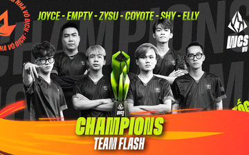 Đội tuyển LMHT: Tốc Chiến Việt Nam, Team Flash vô địch WCS 2022