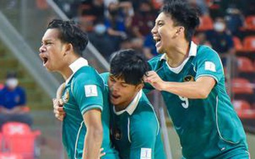 Xếp trên Việt Nam, futsal Indonesia vẫn lo lắng với thông tin bị cắt suất dự SEA Games 31