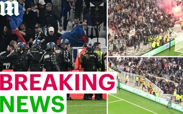 Fan Lyon phá hoại hàng rào, ẩu đả với nhân viên an ninh sau trận thua trắng 0-3 ngay trên sân nhà