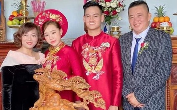 Hé lộ khung cảnh đám cưới của hậu vệ Hồ Tấn Tài tại quê nhà