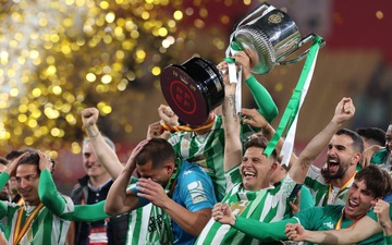 Hạ Valencia sau loạt luân lưu, Betis vô địch Copa del Rey