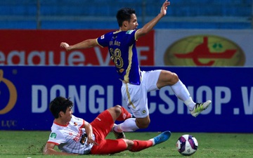 Trung vệ U23 Việt Nam phạm lỗi với Hùng Dũng trước ngày hội quân, Tuấn Hải lập công cho Hà Nội FC