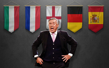 HLV Carlo Ancelotti lập kỳ tích chưa từng xuất hiện