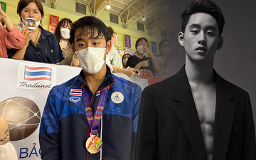 Nhan sắc nam diễn viên "Love By Chance 2" cùng ĐT bơi Thái Lan giành huy chương tại SEA Games 31 