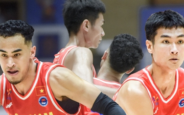 Bộ đôi Christian Juzang cùng Nguyễn Huỳnh Phú Vinh rực cháy: Song sát của tuyển bóng rổ Việt Nam trước Malaysia