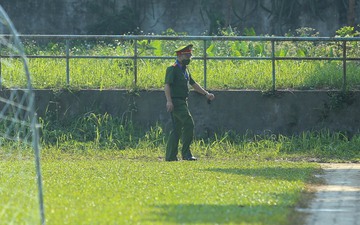 U23 Myanmar bất ngờ đổi giờ tập, được bảo vệ bởi lực lượng an ninh hùng hậu