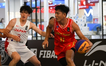 FIBA 3x3 Nations League 2022 Chặng 1: Đội tuyển bóng rổ Việt Nam thất thế trước "đại gia" châu Á