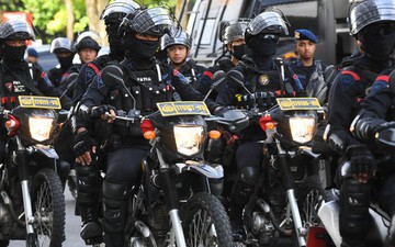 Hàng trăm xe chuyên dụng, khoảng 3.000 người được điều động đảm bảo an ninh trận Indonesia gặp Việt Nam