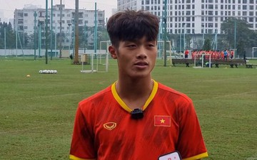 Vua giải trẻ Nguyễn Quốc Việt lên hội quân với U20 Việt Nam
