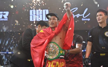 Tung đòn mãn nhãn hạ gục đối thủ, võ sĩ Việt Nam giành đai WBC quốc tế