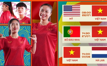 Lịch thi đấu và trực tiếp World Cup 2023: ĐT nữ Việt Nam mơ về điều kỳ diệu