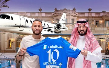 Neymar sống như ông hoàng, có chuyên cơ, siêu xe và dinh thự tại Saudi Arabia