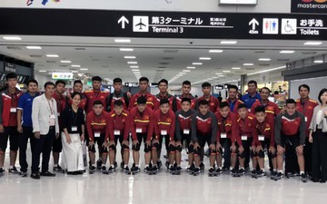 Đội tuyển U17 Việt Nam có mặt tại Nhật Bản, sẵn sàng tham dự giải Jenesys 2018