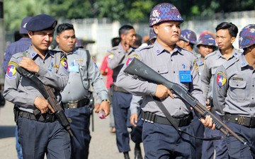 An ninh tại Myanmar được tăng cường trước trận Myanmar - Việt Nam, sẵn sàng cho CĐV quá khích lên xe thùng