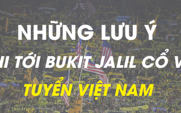Những điều bạn cần lưu ý để tránh đổ máu khi đến Bukit Jalil cổ vũ tuyển Việt Nam đấu Malaysia