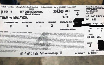 "Sốc toàn tập" với mức vé chợ đen xem chung kết AFF Cup 2018