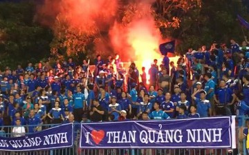 CLB Than Quảng Ninh bị phạt 20 triệu vì đốt pháo sáng, “Bò mộng” Oseni bị cấm thi đấu 2 trận, 