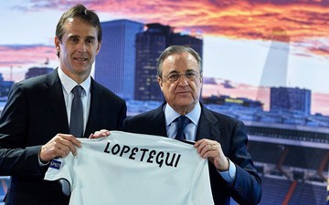 Lopetegui bật khóc trong lễ ra mắt Real Madrid