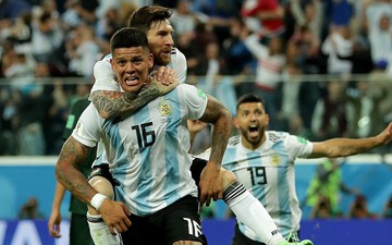 Argentina 2-1 Nigeria: Albiceleste vào vòng 1/8 sau chiến thắng giàu cảm xúc