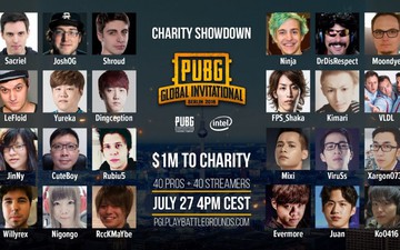 Độ Mixi và ViruSs sẽ có mặt tại PGI Charity Showdown với cơ hội chiến thẳng 1 triệu USD để từ thiện 