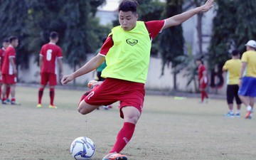 U19 Việt Nam tích cực tập sút trước trận gặp U19 Lào