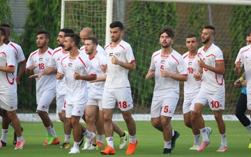 U23 Palestine tập luyện buổi đầu, sẵn sàng cho trận đấu với U23 Việt Nam