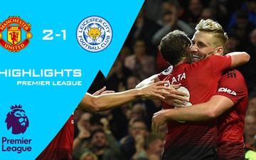 Manchester United 2-1 Leicester City | Highlights vòng 1 Premier League